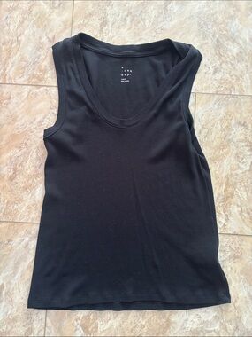 a new day Black Scoop Neck Tank Top